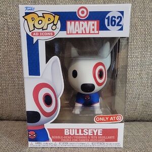 Funko Marvel Bullseye Pop with Red and Blue